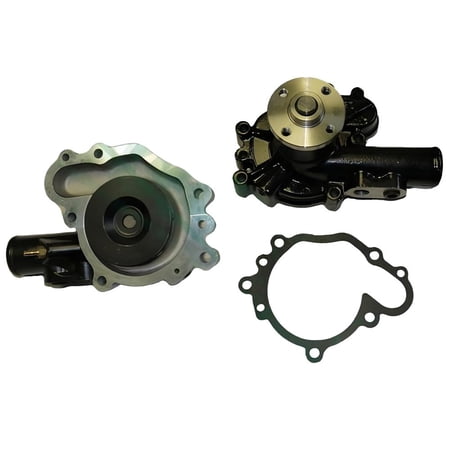 Water Pump Compatible with Yanmar / Gehl / Various OEM CTL75 1995-2010 Yanmar 4TNV94L / 4TNV98 (4TNV94L) 3.186L 4-cyl Turbo Diesel 4-Cylinder Belt Replaces 129907-42000
