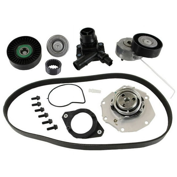 Water Pump - Compatible with 2007 - 2014 Volvo XC90 3.2L 6-Cylinder 2008 2009 2010 2011 2012 2013