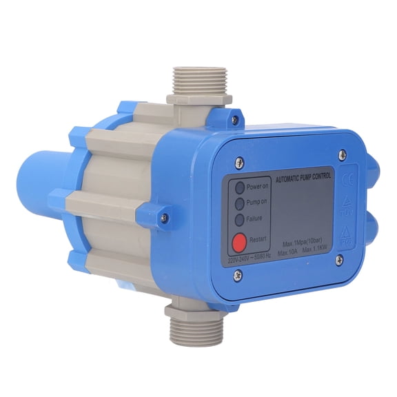 Water Pump Controller IP65 Waterproof High Hardness ABS Shell Intelligent Water Pump Pressure Control Switch