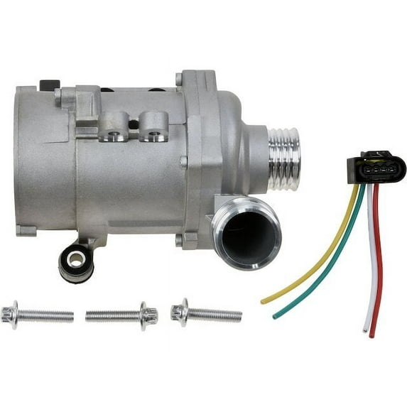 Water Pump - Electric, Includes 3-Bolt Kit - Compatible with 2006 - 2007 BMW 530i 3.0L 6-Cylinder