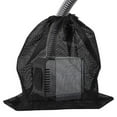 thumbnail image 1 of Water Pump Filter Bag, Pond Pumps Protection Debris Barrier with Reinforced Drawstring Closure, Durable Polyester Mesh for Outdoor Fountain Garden Supplies, Universal Fit 45x45cm Black, 1 of 4