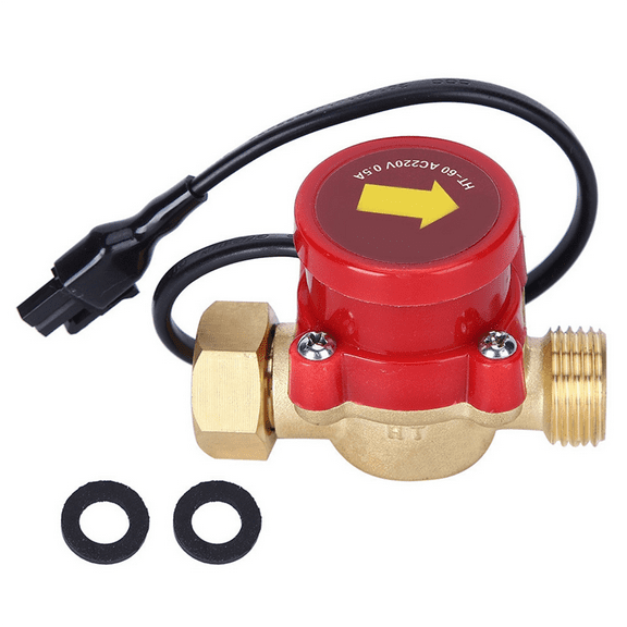 Water Pump Flow Sensor Switch Pressure Automatic Control Switch HT-60 4-4 220V 60W G1/2in,1 x Water Pump Flow Sensor 2 x Rubber Washer