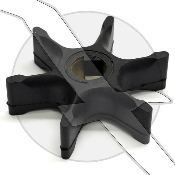 Water Pump Impeller with Key for 40 - 75 hp Johnson Evinrude Outboard 396725