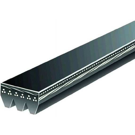 Water Pump Multi Rib Belt - Compatible with 2006 - 2008 Ford Escape 3.0L V6 GAS 2007