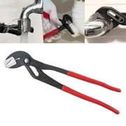 Water Pump Plier Large Opening Comfort Handle Joint Pliers Slip Joint Pliers Hand Tools for Plumber Straight Jaw Water Pipe Clamp Pliers 12 inches