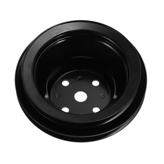 Water Pump Pulley for Chevy Big Block 396 427 454 1965-1968 LWP Double-Groove Long Water Pump Pulley 2 Groove Durable 1 Pc Black