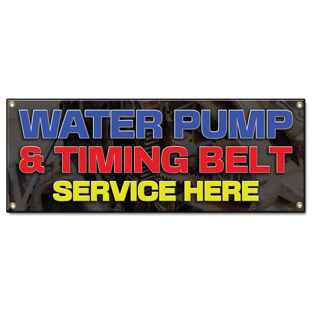 Water Pump Timing Belt Service 18
