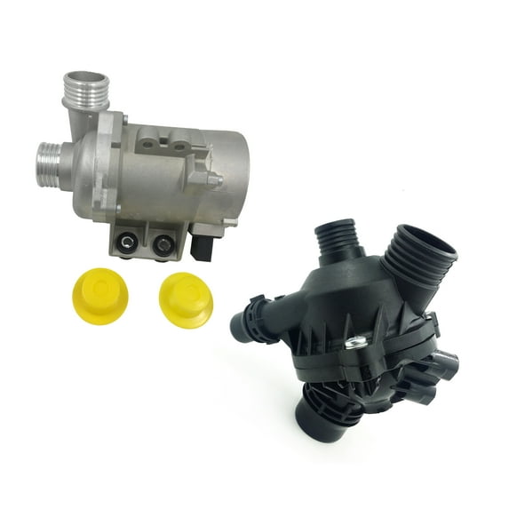 Water Pump With Engine Coolant Thermostat Housing For 2006-2012 BMW 128i 135i 328i 330i 335i 525i 528i 530i 535i X3 Z4 11537536655, 902-816, 1517586925