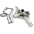 thumbnail image 1 of Water Pump and Gasket - 2 Hose Connectors, without Cooler Connection - Compatible with 2001 - 2005 Mercedes-Benz C240 2.6L V6 2002 2003 2004, 1 of 2