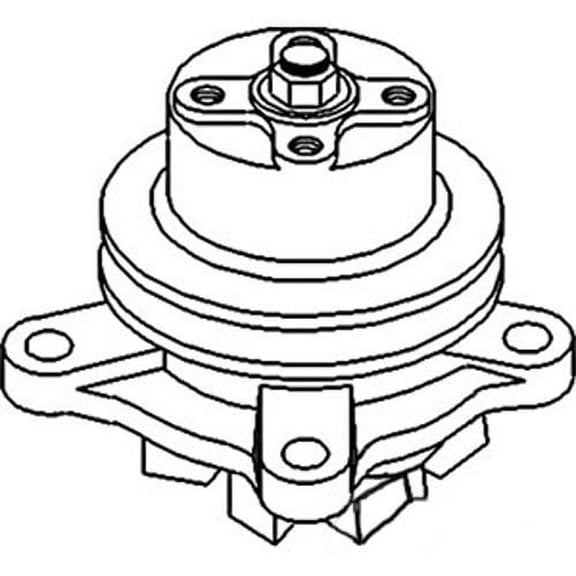 Water Pump fits Kubota KH191 M4950 15622-73030