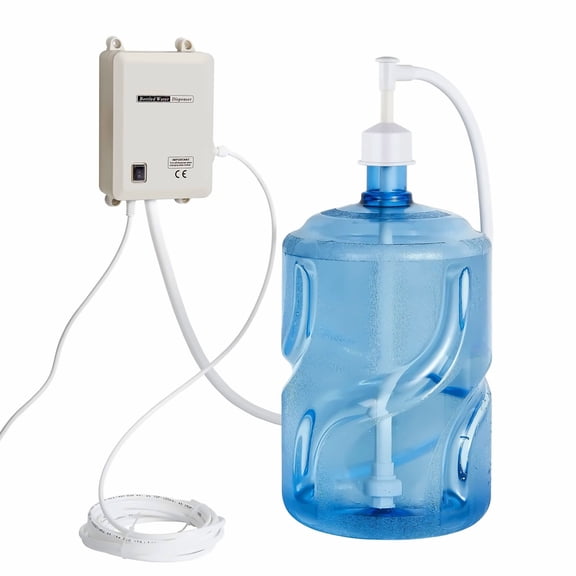 Water Pump for 5 Gallon Bottles, Electric Dispenser for Coffee, Tea, Fridge, Ice Maker - Automatic Bottled Water Pump System