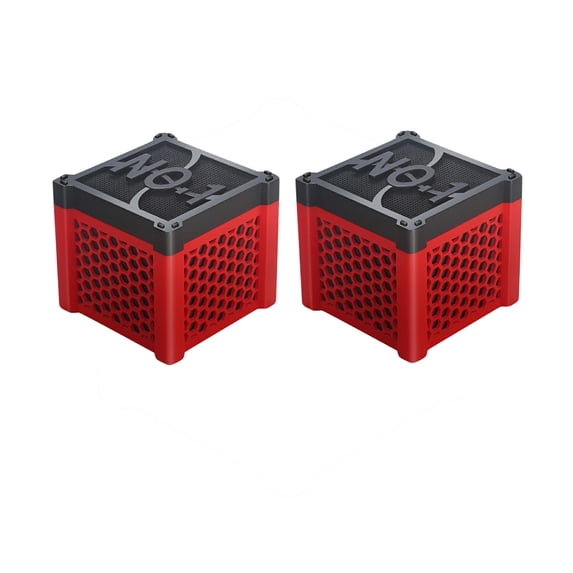Water Purifier Cube for Livestock, Fish Tank Water Filter, Honeycomb Structure Animal Water Purifier, Reusable Fish Tank Tools, Water Stock Tank Accessories for Horses, Red, 2pcs