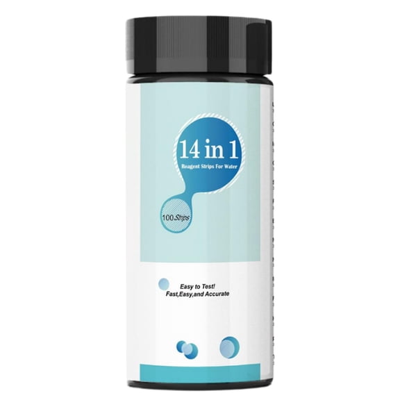 Water Quality 100 Pieces Detect Hardness, PH, Copper,Iron, Nitrate, ,Chlorine,Bromine Quality Test Water Quality Meter