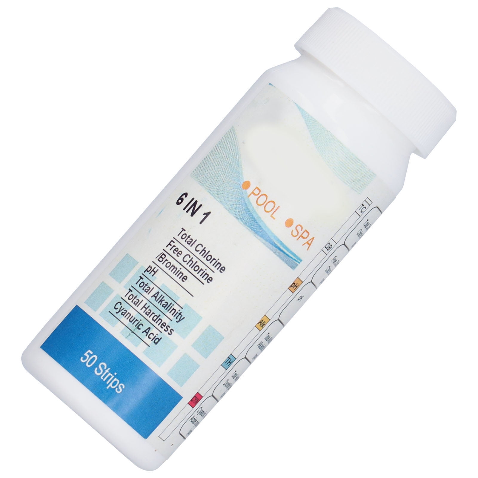 Water Quality Test Paper, Pool Test Strips With Colorimetric Cards