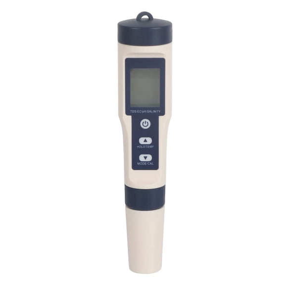 Water Quality Tester 5 In 1 Function Water Quality Testing Meter PH Salinity TDS EC Tester With Backlight ,Multifunctional