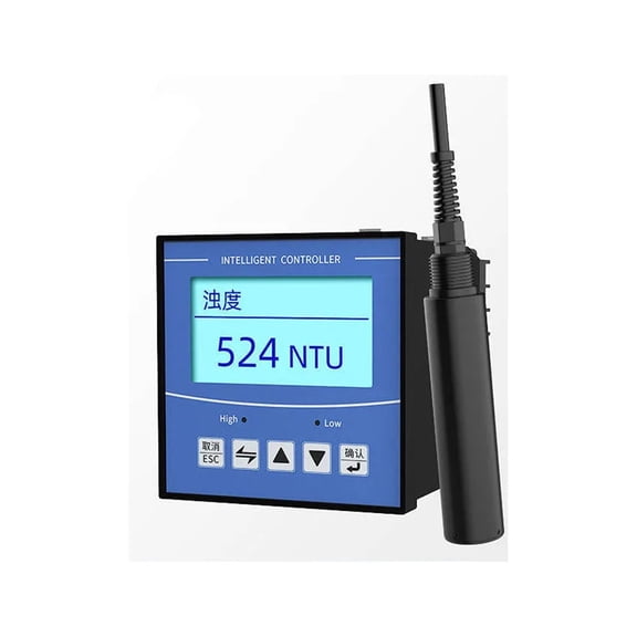 Water Quality Turbidity Sensor Industrial Slud Concentration Meter Suspended Solids Sewa Turbidity Meter Detector Probe ,Easy to Use - PROBE CONTROLLER_1
