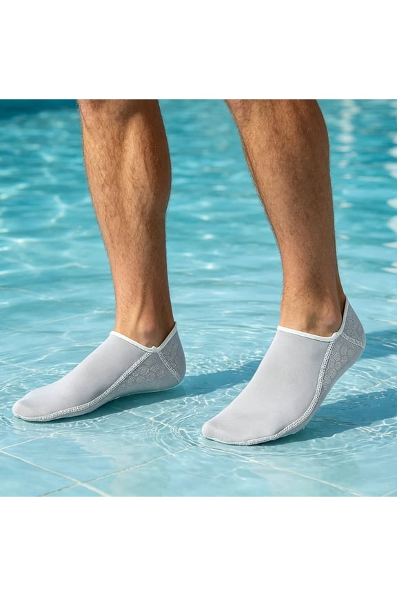 Water Ready Unisex Surf And Dive Ankle Socks For Water Sports With Comfort And Performance, XL, White