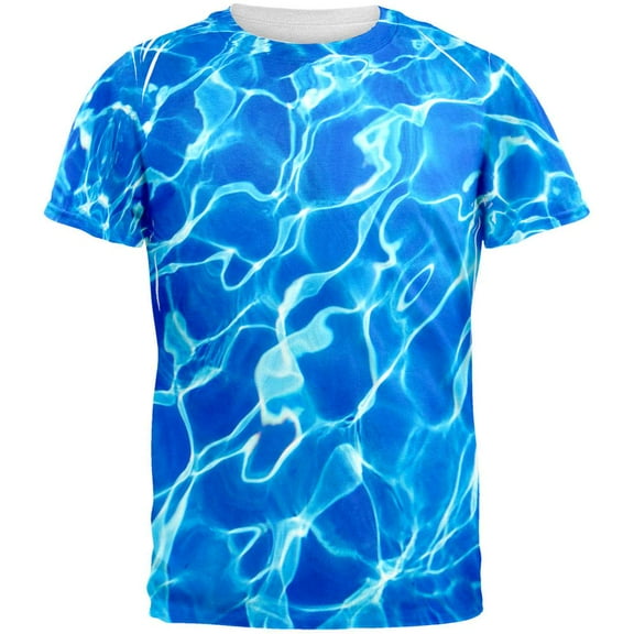 Water Reflections All Over Adult T-Shirt - Medium