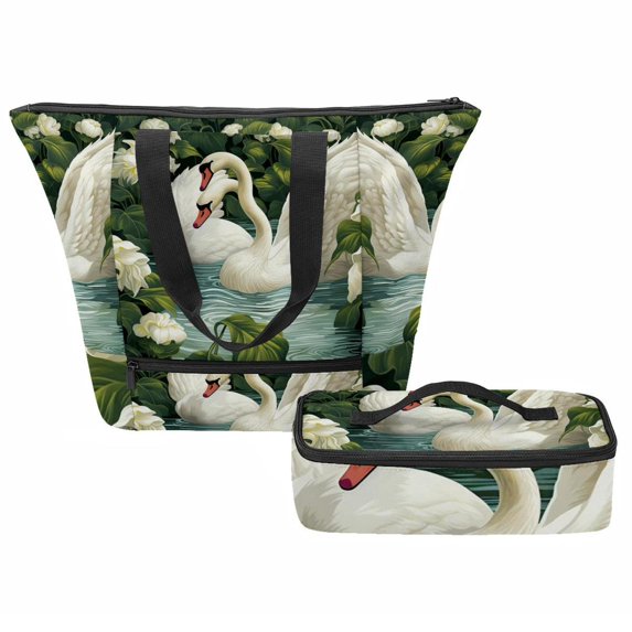 Water Repellent 900D Encrypted Oxford Cloth Handbag with Aluminum Film Heat Preservation - Jeanette Interior - 52x36.5x14.5x32 cm/20.1x14.3x5.7x12.5 in