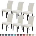 Water Repellent Dining Chair Covers for Dining Room Set of 6 Protect