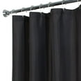 thumbnail image 1 of Water Repellent Fabric Shower Curtain Liner, 70" x 72", Black - Zenna Home, 1 of 5