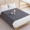 thumbnail image 1 of Water Repellent King Size Bed Sheet Cover Washable Mattress Protector Kids Pet Dog Cat Urine Bed Bedspread Pads Mat Bedroom (A1 Bedspread Pads,200x200CM 2XL), 1 of 7