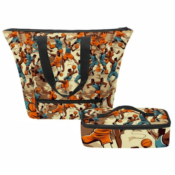 Water Repellent Tote Bag with Waterproof Aluminum Film for Heat Preservation - 900D Encrypted Oxford Cloth, Jeanette Interior - Size 52x36.5x14.5x32 cm/20.1x14.3x5.7x12.5 in