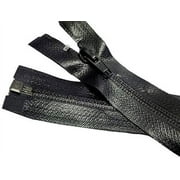 Water Repellent Zipper YKK #5 Water- Repellent Separating - 580 Black (1 Zipper/Pack) (26")