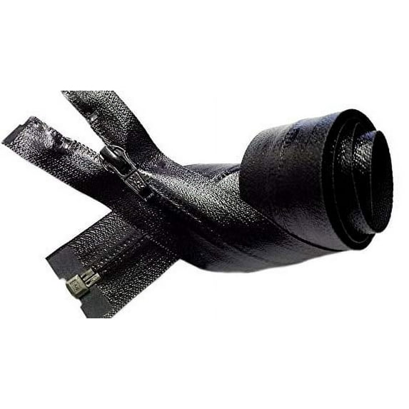 Water Repellent Zipper YKK #5 Water- Repellent Separating - 580 Black (1 Zipper/Pack) (30")