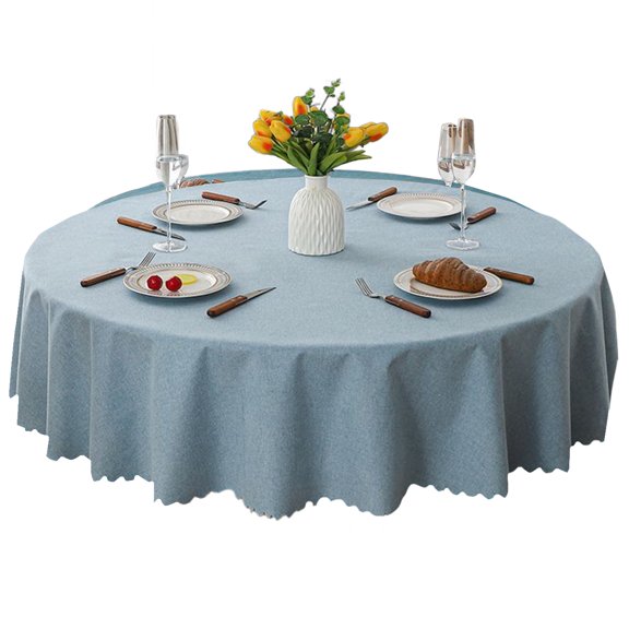 Water Repellents Tablecloth Linens Feel Table Covers Classical Linens Tablecloth Durability Spill Proof for Home Offices