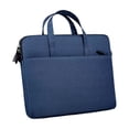 thumbnail image 1 of Water-Resistant 14 Inch Laptop Messenger Bag, Soft Lining Shockproof Shoulder Sleeve Case for Notebook & Tablet Daily Commute(Blue), 1 of 6