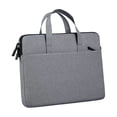 thumbnail image 1 of Water-Resistant 14 Inch Laptop Messenger Bag, Soft Lining Shockproof Shoulder Sleeve Case for Notebook & Tablet Daily Commute(Gray), 1 of 6
