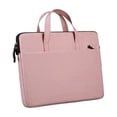 thumbnail image 1 of Water-Resistant 14 Inch Laptop Messenger Bag, Soft Lining Shockproof Shoulder Sleeve Case for Notebook & Tablet Daily Commute(Pink), 1 of 6