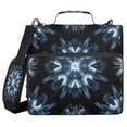 thumbnail image 1 of Water-Resistant 3-Ring Binder Organizer with Multiple Pockets Zipper Binder Bag for Office Explosion Of Blue Ink, 1 of 8