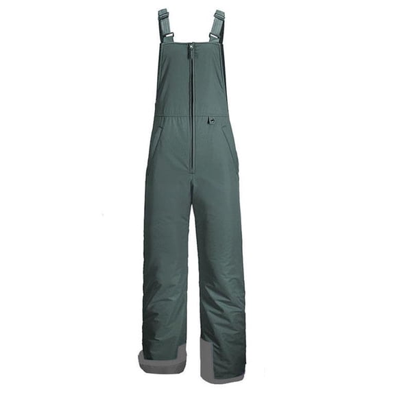Water Resistant Bib Overalls Thermal Lined Cotton Jumpsuits Adjustable Straps Jumpsuits For Snowboarding Mountaineering