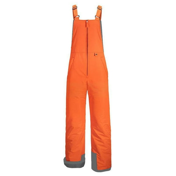 Water Resistant Bib Overalls Thermal Lined Cotton Jumpsuits Adjustable Straps Jumpsuits For Snowboarding Mountaineering