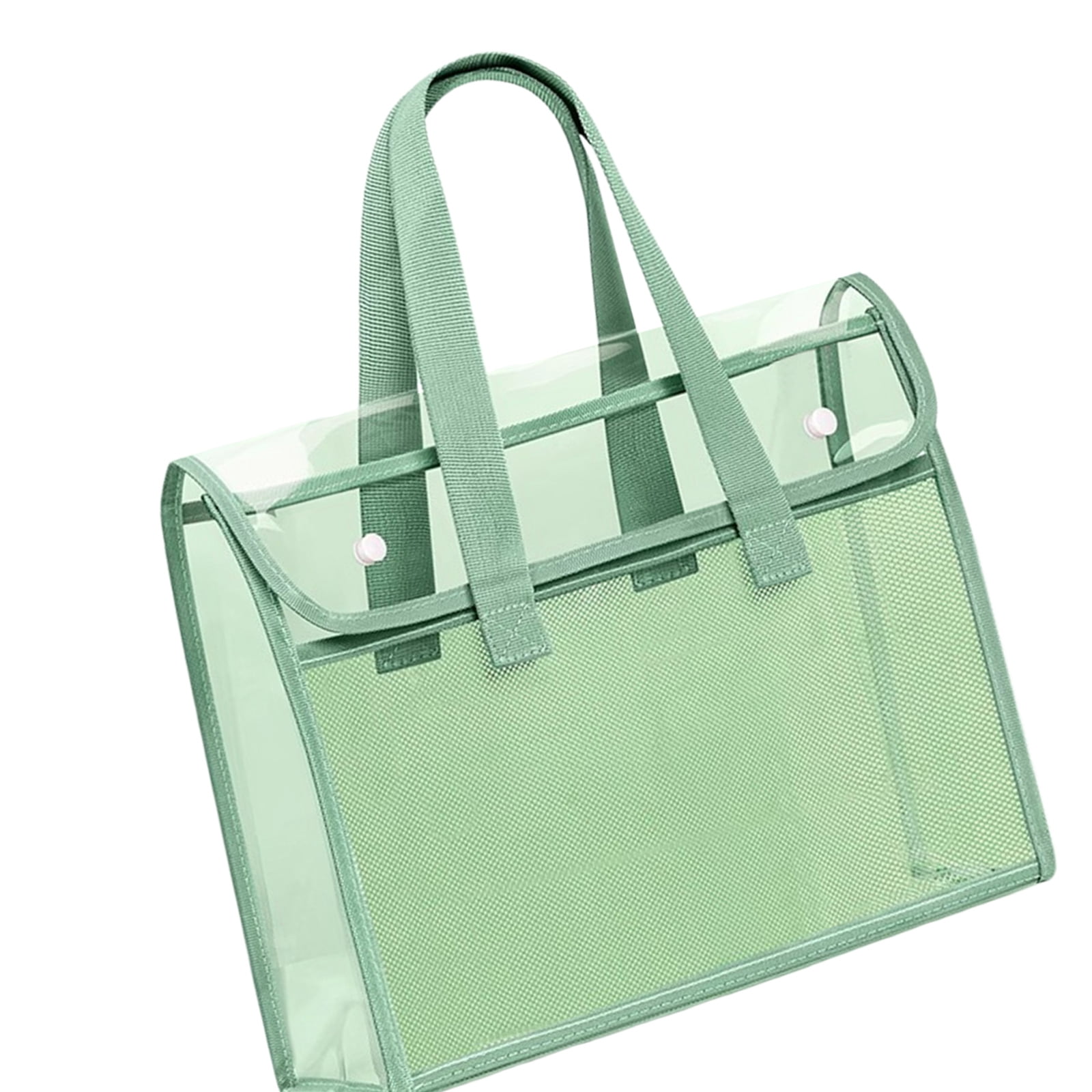 Water Resistant Clear PVC Document Organiser Storage Pouches Double ...