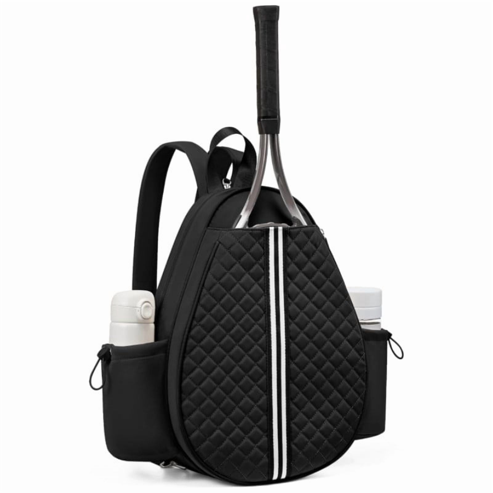 Water Resistant Crossbody Lightweight Multifunctional Tennis Bag for Men and Women Suitable for Pickleball Tennis Badminton