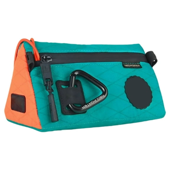 Water Resistant Cycling Pack With Removable Mounting Strap Bike Frame Mount Storage Bag