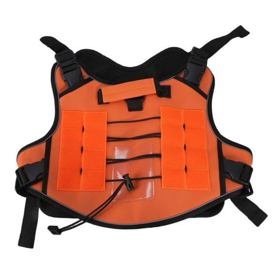 Water Resistant Dog Vest Adjustable Outdoor Harness with Reflective Strips for Large Breeds Hiking Walking Gear