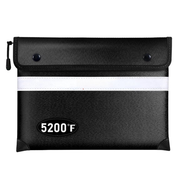 Water Resistant Fire Resistant Document Case For Important Papers Reflective