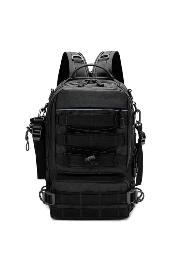Water-Resistant Fishing Tackle Backpack Crossbody Sling Bag
