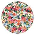 thumbnail image 1 of Water-Resistant Floral Round Tablecloth with Elastic Edge, Soft Polyester Cover Fits Round Tables 44 to 52 Inches in Diameter, 1 of 7