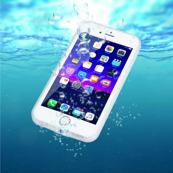 Water-Resistant Hybrid Full Cover Case For iPhone 6/6S(Clear)