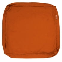 Water-Resistant Indoor/Outdoor Patio Chair Seat Cushion Cover 20"X18"X4" Rust Color Slipcovers