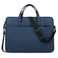 thumbnail image 1 of Water Resistant Laptop Sleeve Case with Handle and Adjustable Shoulder Strap for 13/14/15 Inch Notebooks Protective Bag, 1 of 20