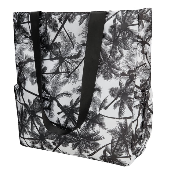 Water Resistant Lightweight Women Oversize Tote Bag for Gym Beach Travel Pool Yoga Nurse with Waterproof Pocket (Four Colors,Pineapple Pattern)
