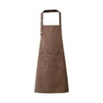 thumbnail image 1 of Long Cotton Water-Resistant Apron, Adjustable Tie Kitchen Smock with Phone Pocket, Practical Cooking Baking Essential, Great Culinary Gift, 1 of 6