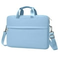 thumbnail image 1 of Laptop Messenger Bag 15.6 Inch – Water-Repellent Shoulder Bag for Work Travel, Slim Protective Laptop Tablet Case with Multiple Pockets, Adjustable Strap, Trolley Sleeve, 1 of 8