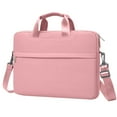 thumbnail image 1 of Laptop Messenger Bag 15.6 Inch – Water-Repellent Shoulder Bag for Work Travel, Slim Protective Laptop Tablet Case with Multiple Pockets, Adjustable Strap, Trolley Sleeve, 1 of 8